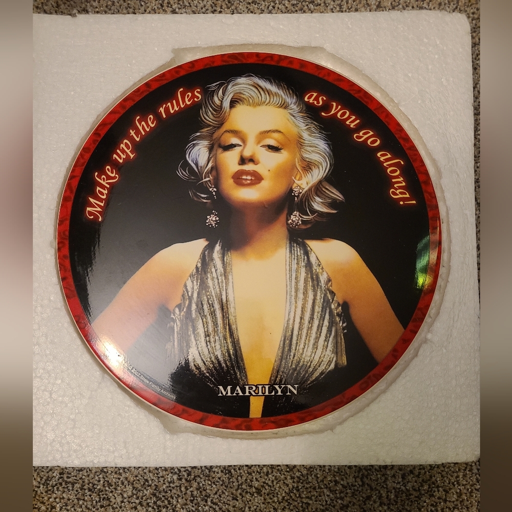 9" Marilyn Monroe Ceramic Stepping Stone